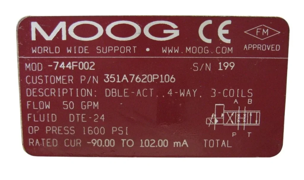 MOOG 744F001