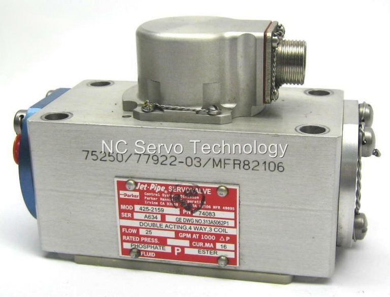 Parker Abex 425-2159 P/N 74083 Jet-Pipe Servo Valve