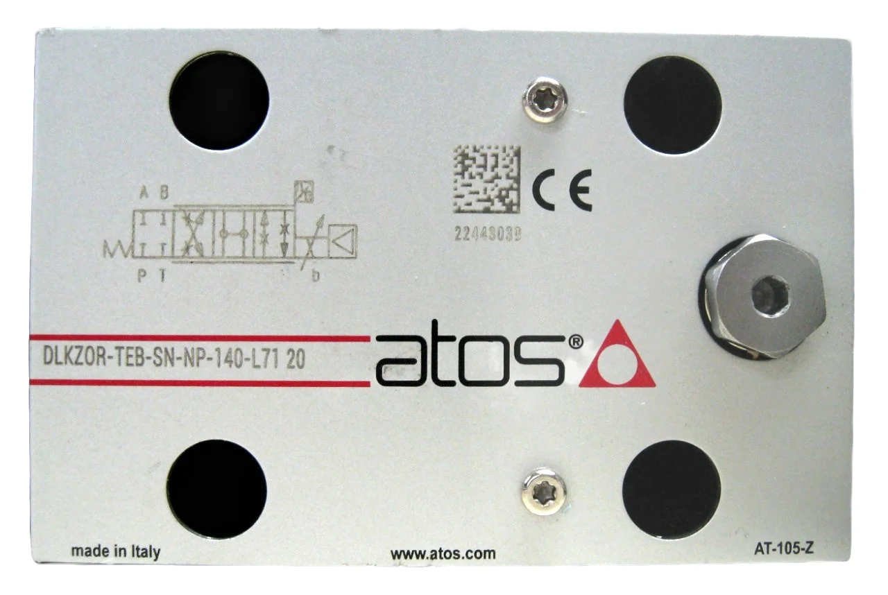 Atos DLKZOR proportional valve in for service at NC Servo Technology