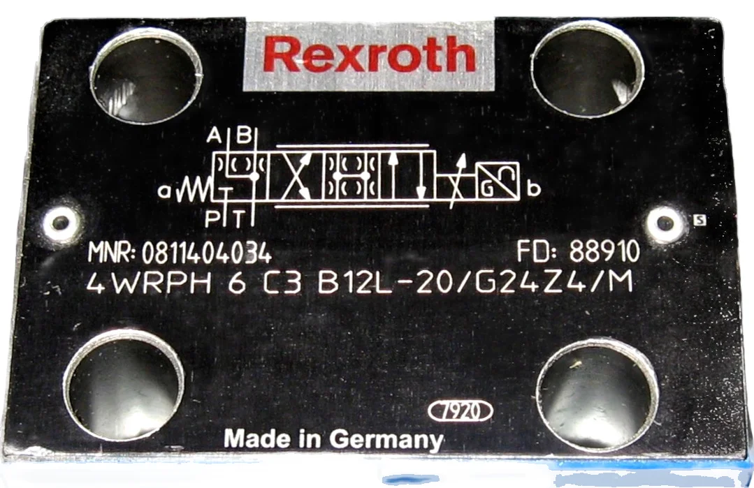 Bosch Rexroth proportional valve used in sawmill setworks at NC Servo Technology