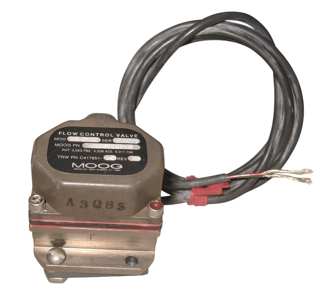 Moog 30-263C flow control valve, the type used on legacy New Britain injection molding machines