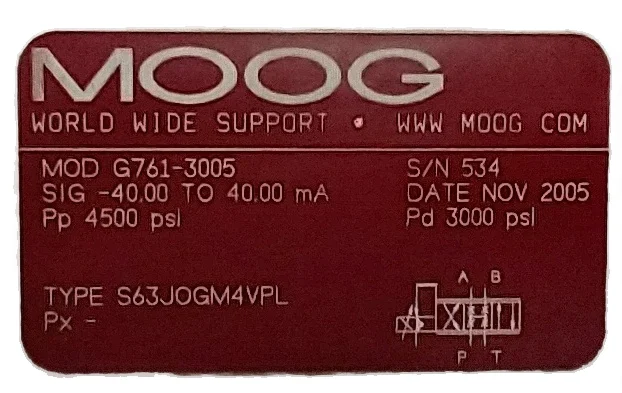 MOOG G761-3005B