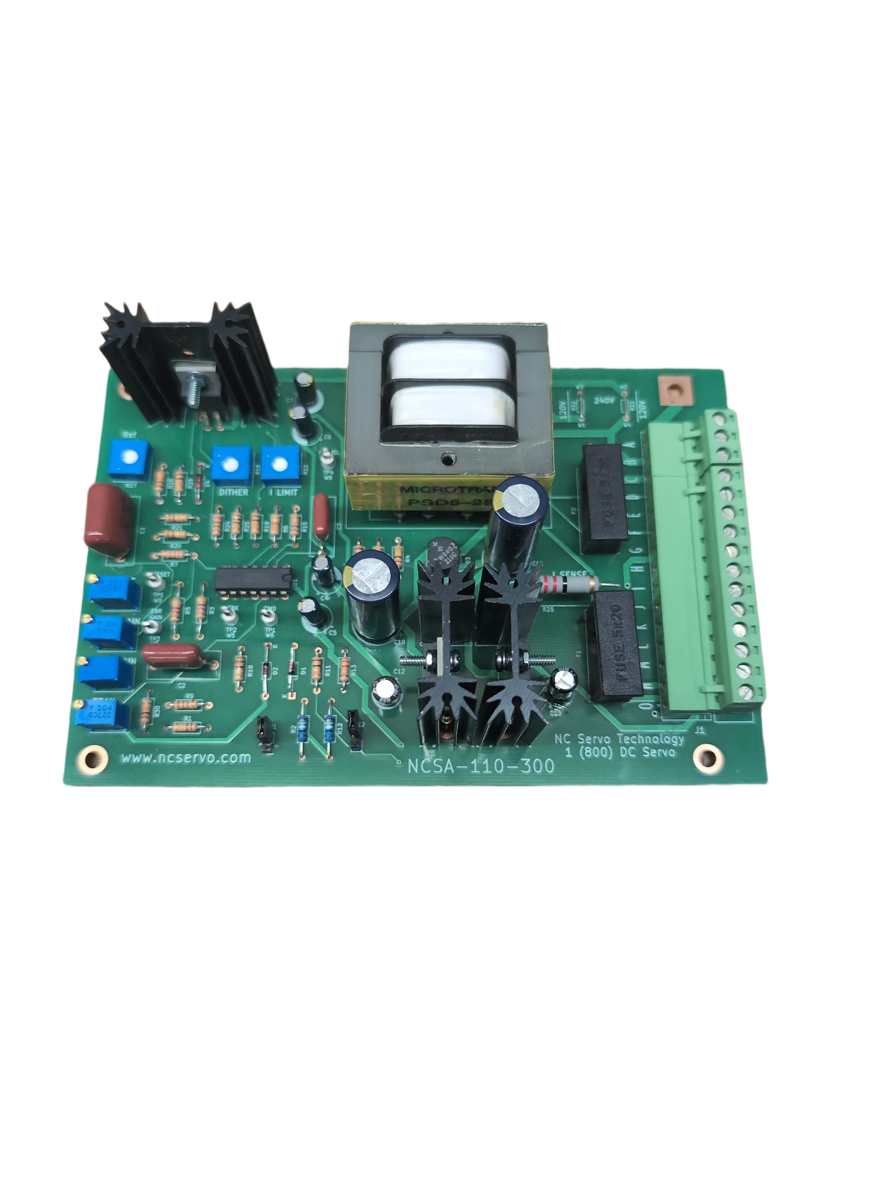 NC Servo NCSA-110-300 servo drive built and serviced at NC Servo Technology