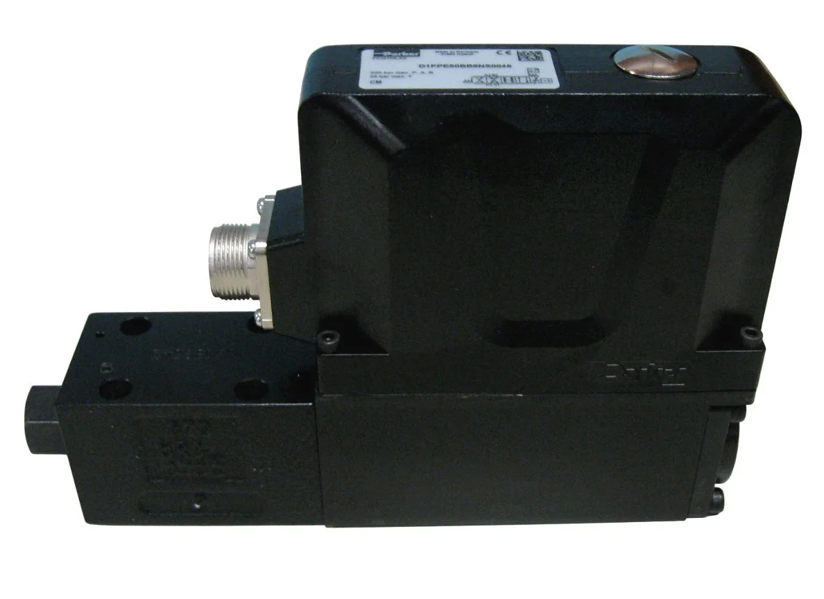 Parker D1FP proportional valve used in Engel injection molding machines